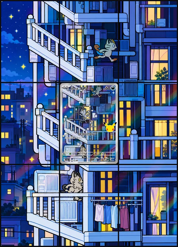 Alolan Meowth AR M6a 115/103 binder art
