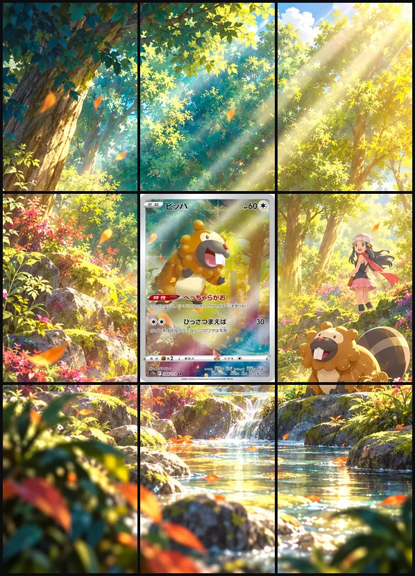 Bidoof AR S12a 204/172 binder art