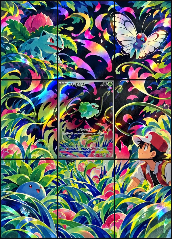 Bulbasaur AR M1L 064/063 binder art