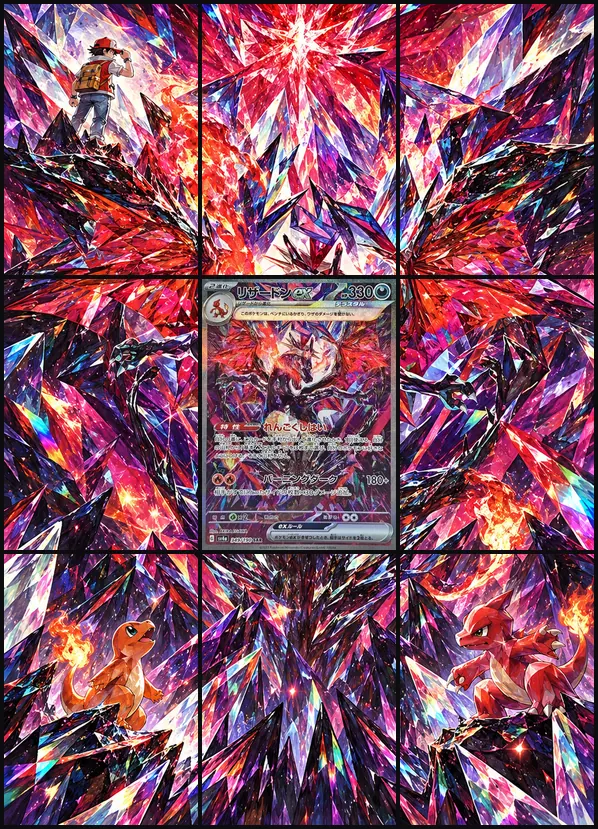 Charizard ex SAR SV4a 349/190 binder art