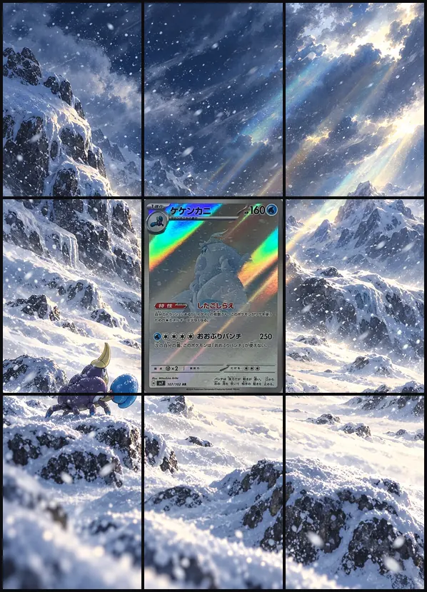 Crabominable AR SV7 107/102 binder art