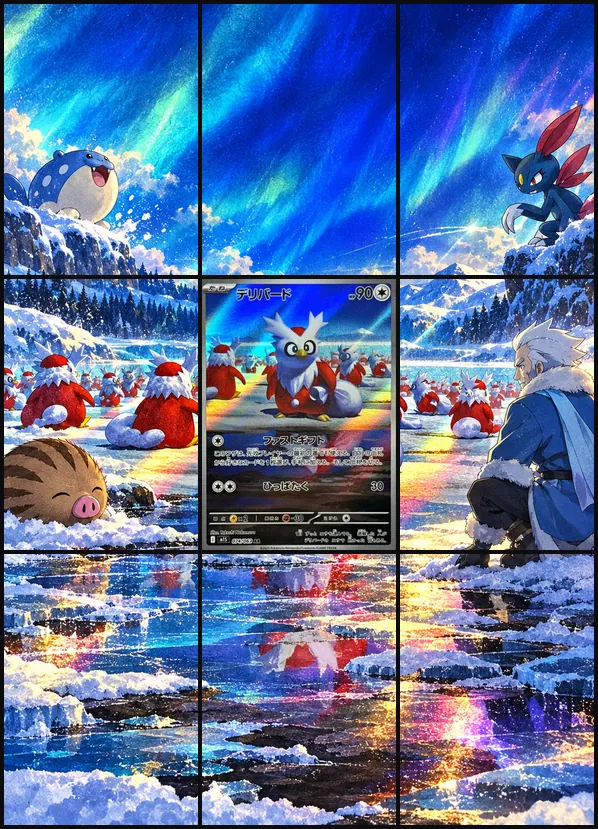 Delibird AR M1S 074/063 binder art