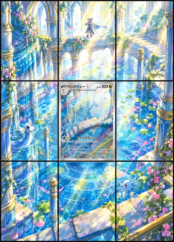 Dragonair AR SV2a 182/165 binder art