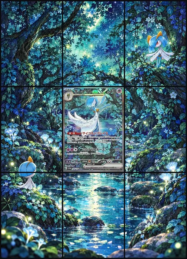Gardevoir ex SAR SV4a 348/190 binder art