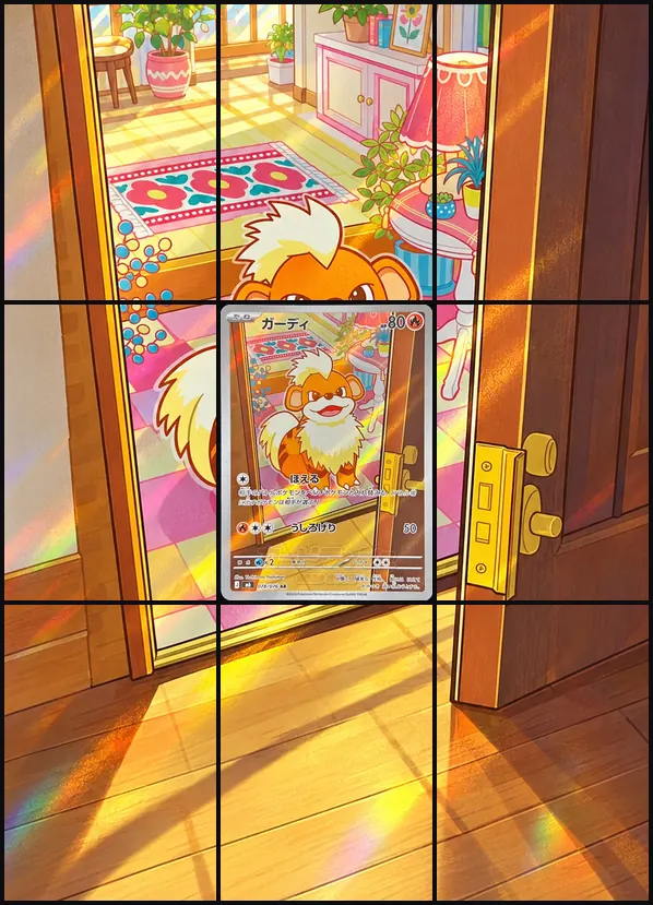 Growlithe AR M6 078/076 binder art