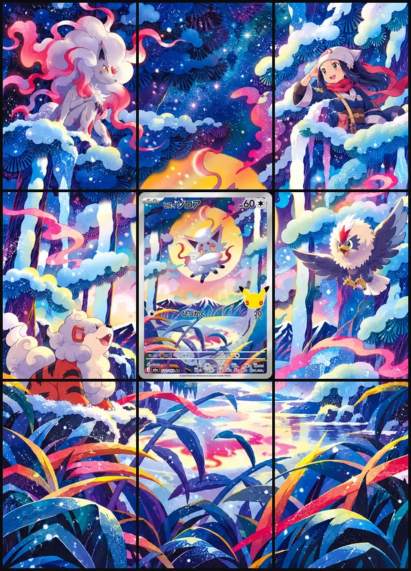 Hisuian Zorua AR M6a 122/103 binder art