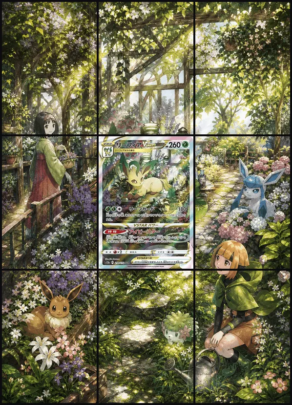 Leafeon VSTAR V3 SAR s12a 210/172 binder art