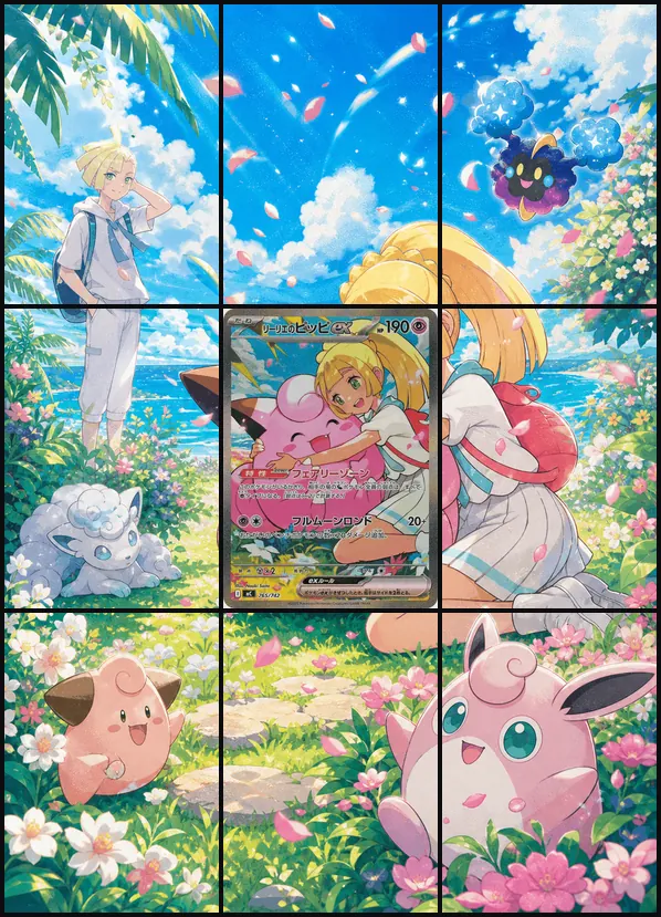Lillies Clefairy ex MC 765/742 binder art