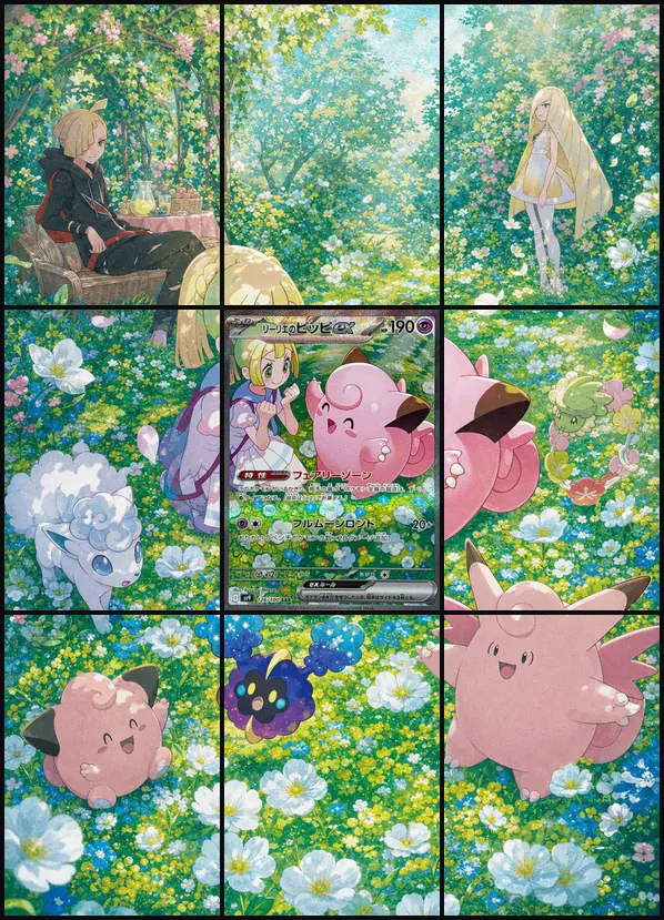Lillies Clefairy ex SAR sv9 126/100 binder art