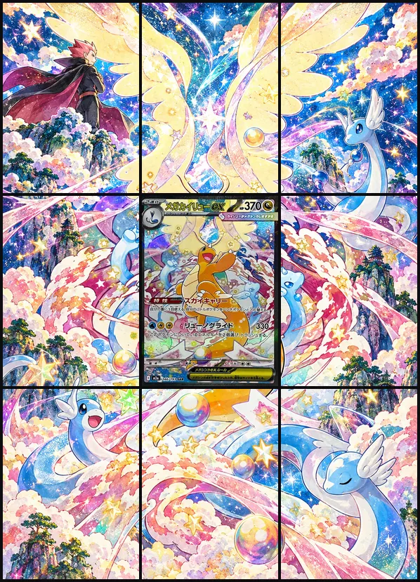 Mega Dragonite ex SAR M2a 246/193 binder art