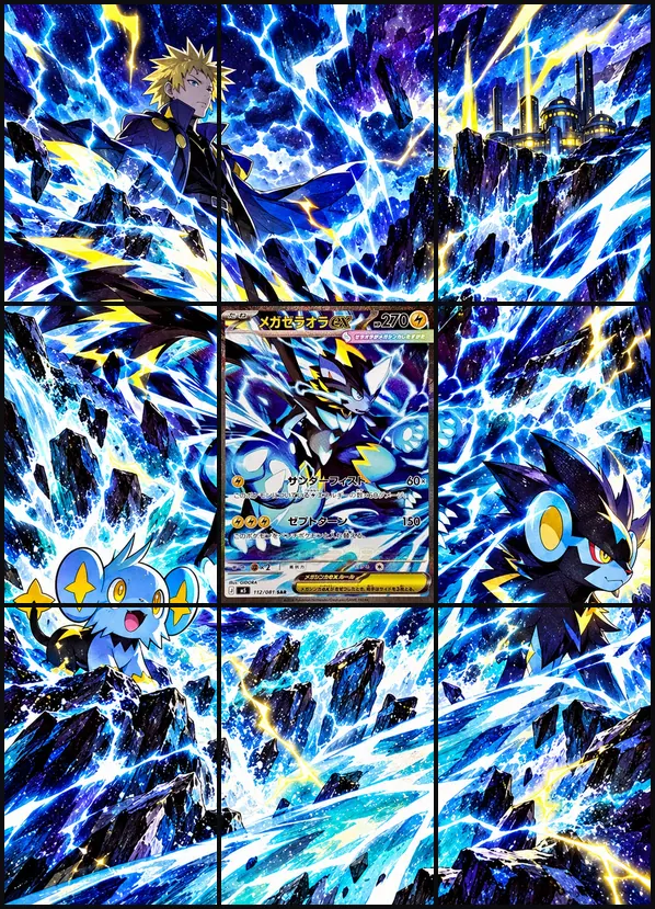 Mega Zeraora ex SAR M5 112/081 binder art