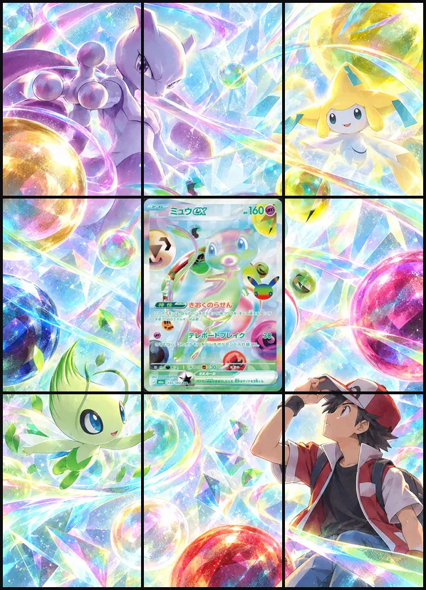 Mew ex Text Free V2 FUR M6a 135/103 binder art