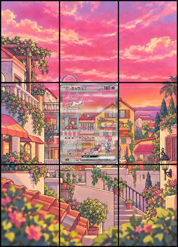 Mew ex SAR SV2a 205/165 binder art