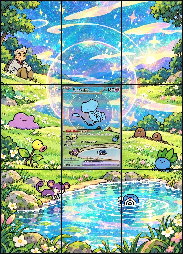 Mew ex SAR SV4a 347/190 binder art