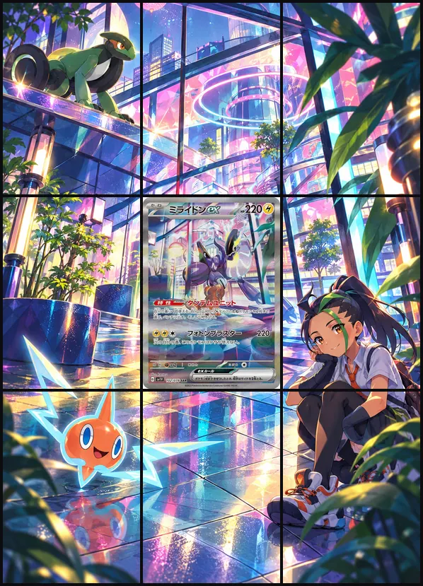 Miraidon ex SAR SV1V 102/078 binder art
