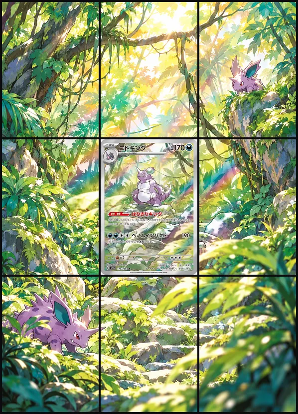 Nidoking AR SV2a 174/165 binder art