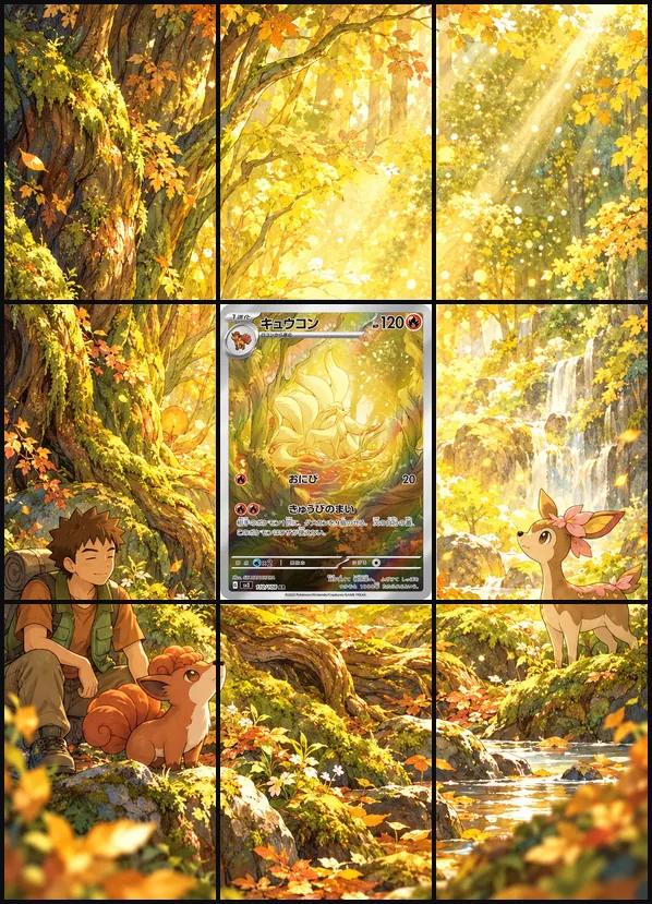 Ninetales AR SV3 110/108 binder art