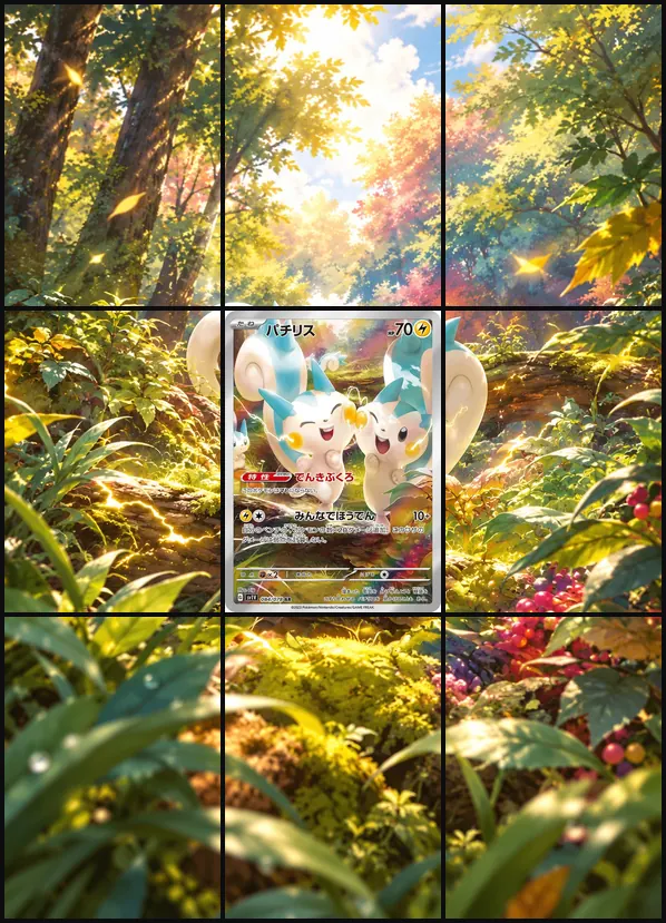 Pachirisu AR SV1V 084/078 binder art