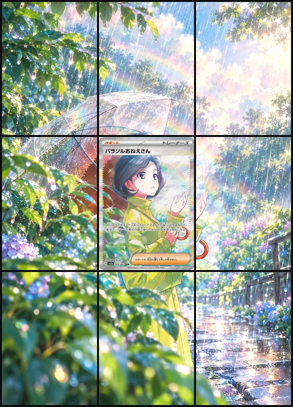 Parasol Lady SAR SV3a 089/062 binder art