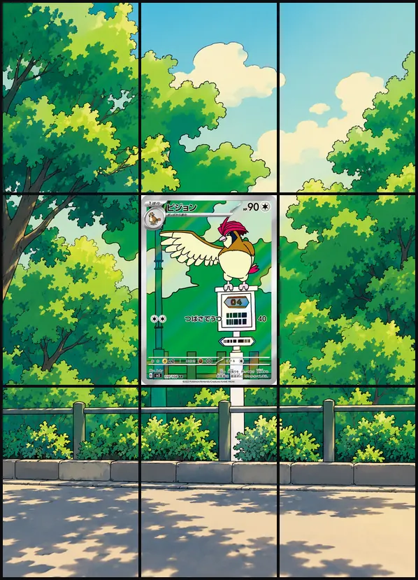 Pidgeotto AR SV3 119/108 binder art