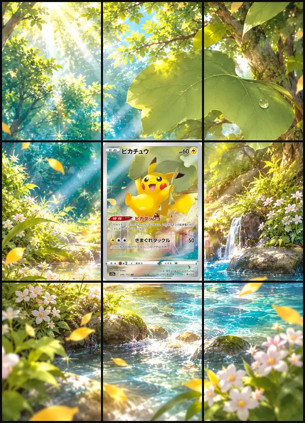 Pikachu AR S12a 205/172 binder art