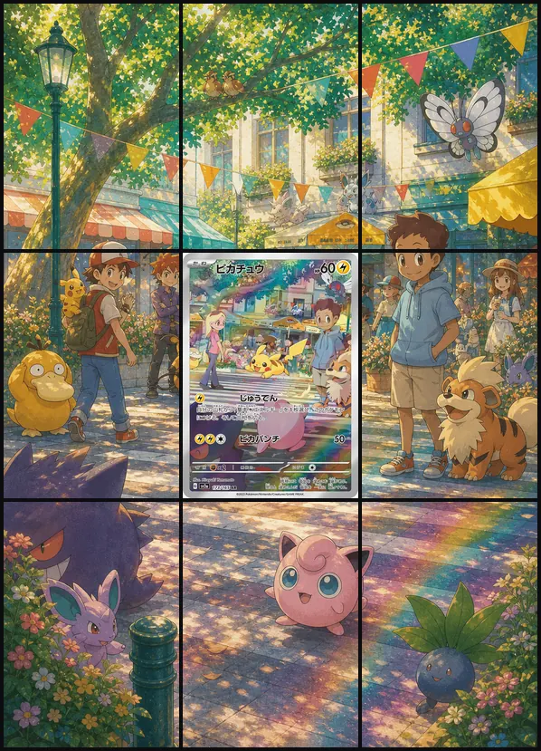 Pikachu AR sv2a 173/165 binder art