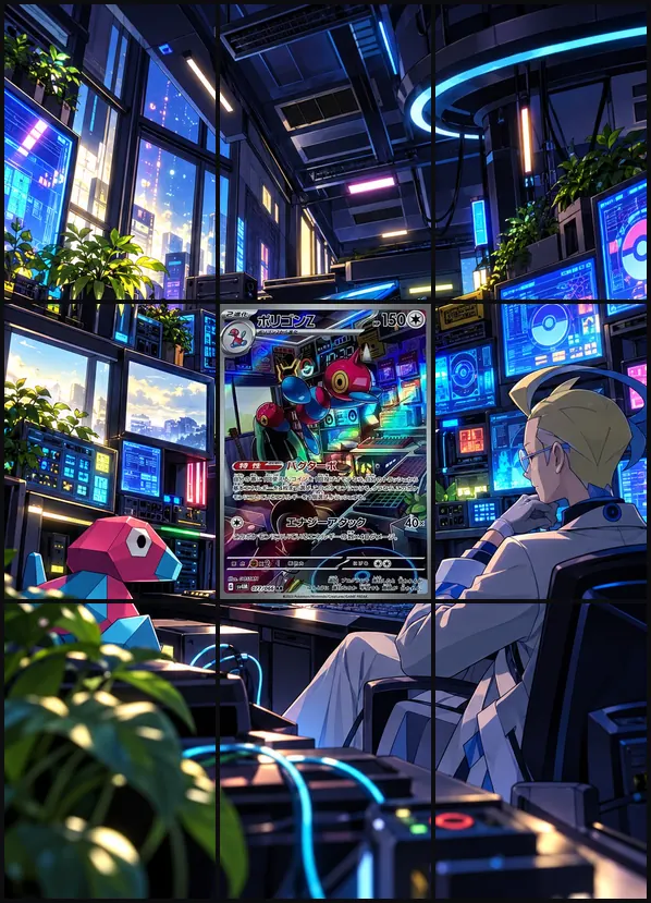 Porygon Z AR SV4M 077/066 binder art
