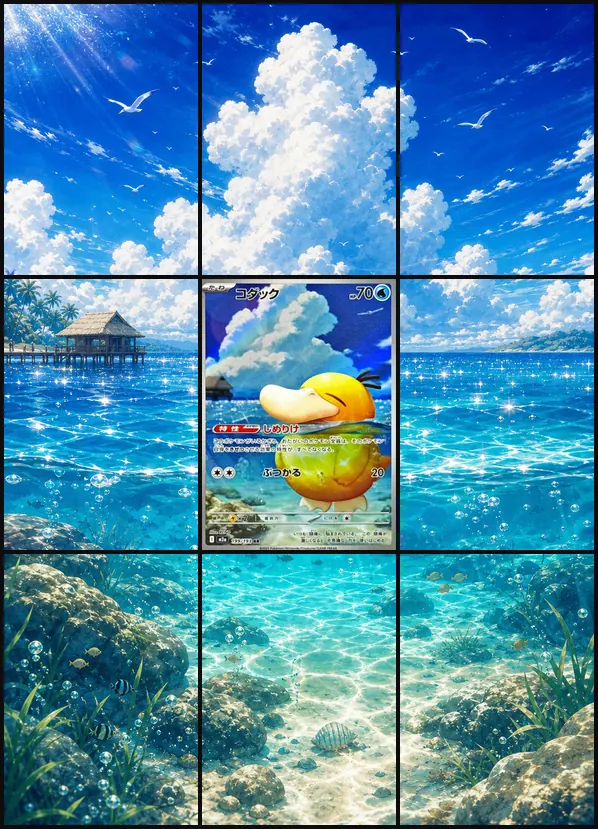 Psyduck AR M2a 199/193 binder art
