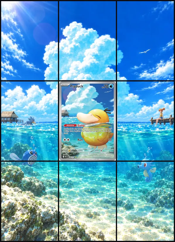 Psyduck IR 1600 ASC 226/217 binder art