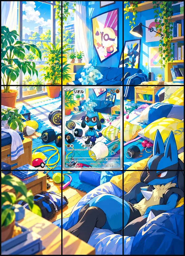 Riolu AR SV1S 086/078 binder art