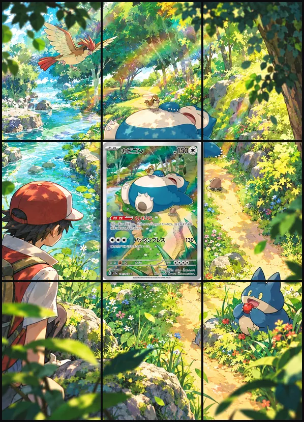 Snorlax AR SV2a 181/165 binder art