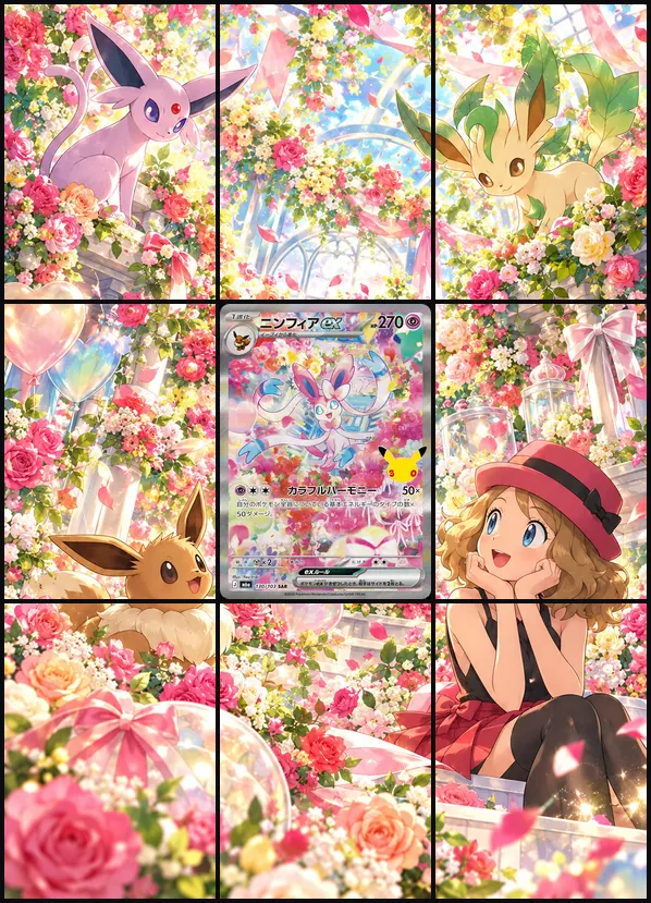 Sylveon ex Text Free V2 SAR M6a 130/103 binder art