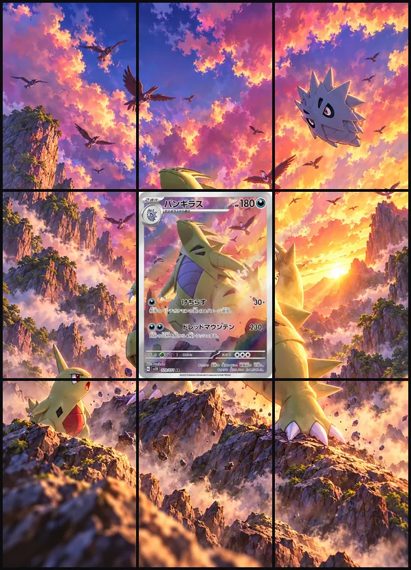 Tyranitar AR SV2D 079/071 binder art