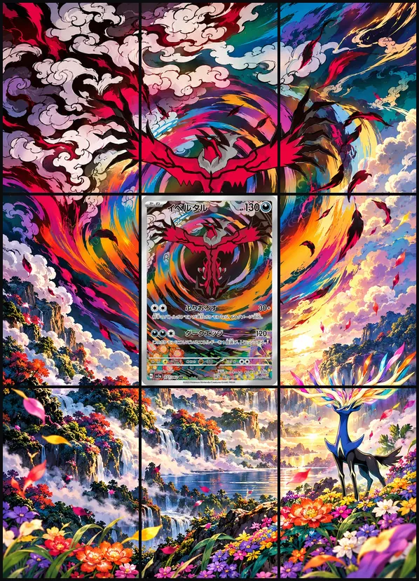 Yveltal AR SV3a 071/062 binder art
