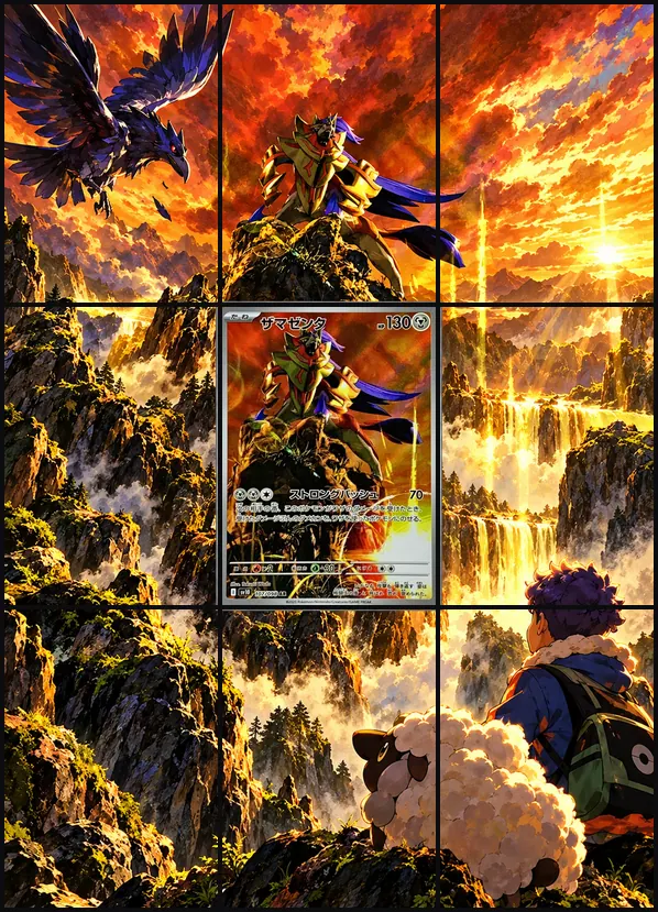 Zamazenta AR SV10 107/098 binder art