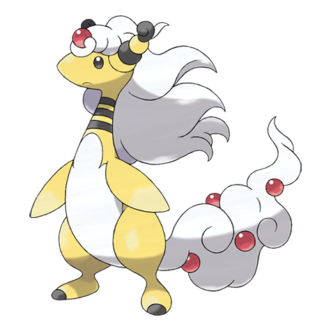 Mega Ampharos official artwork