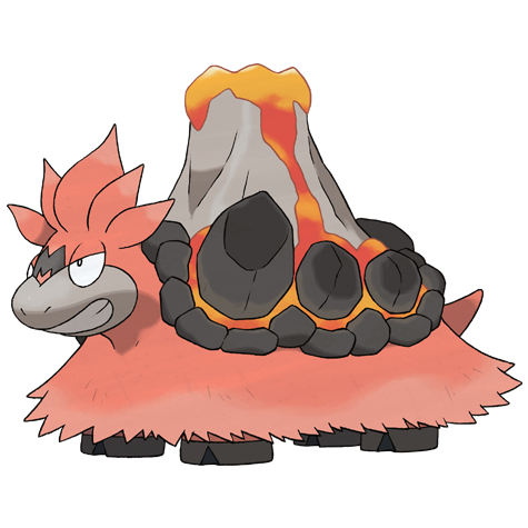 Mega Camerupt official artwork