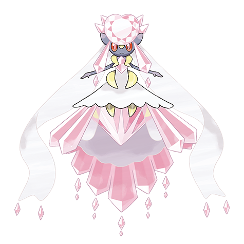 Mega Diancie official artwork