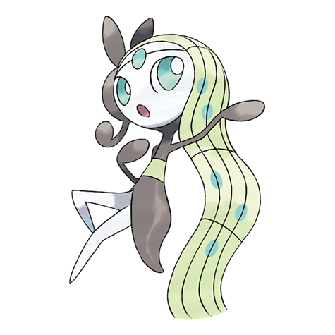 Meloetta official artwork