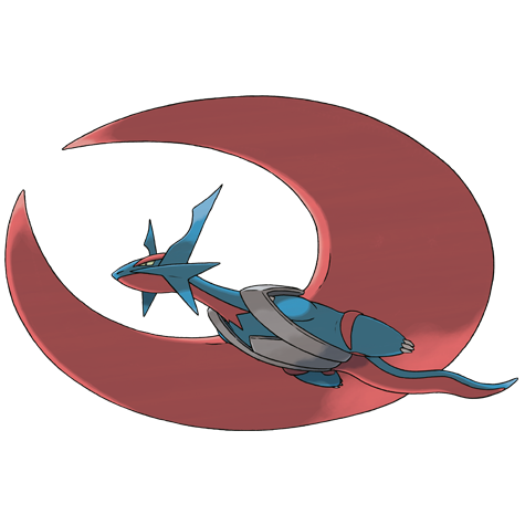 Mega Salamence official artwork