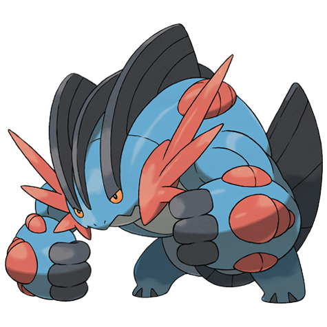 Mega Swampert official artwork
